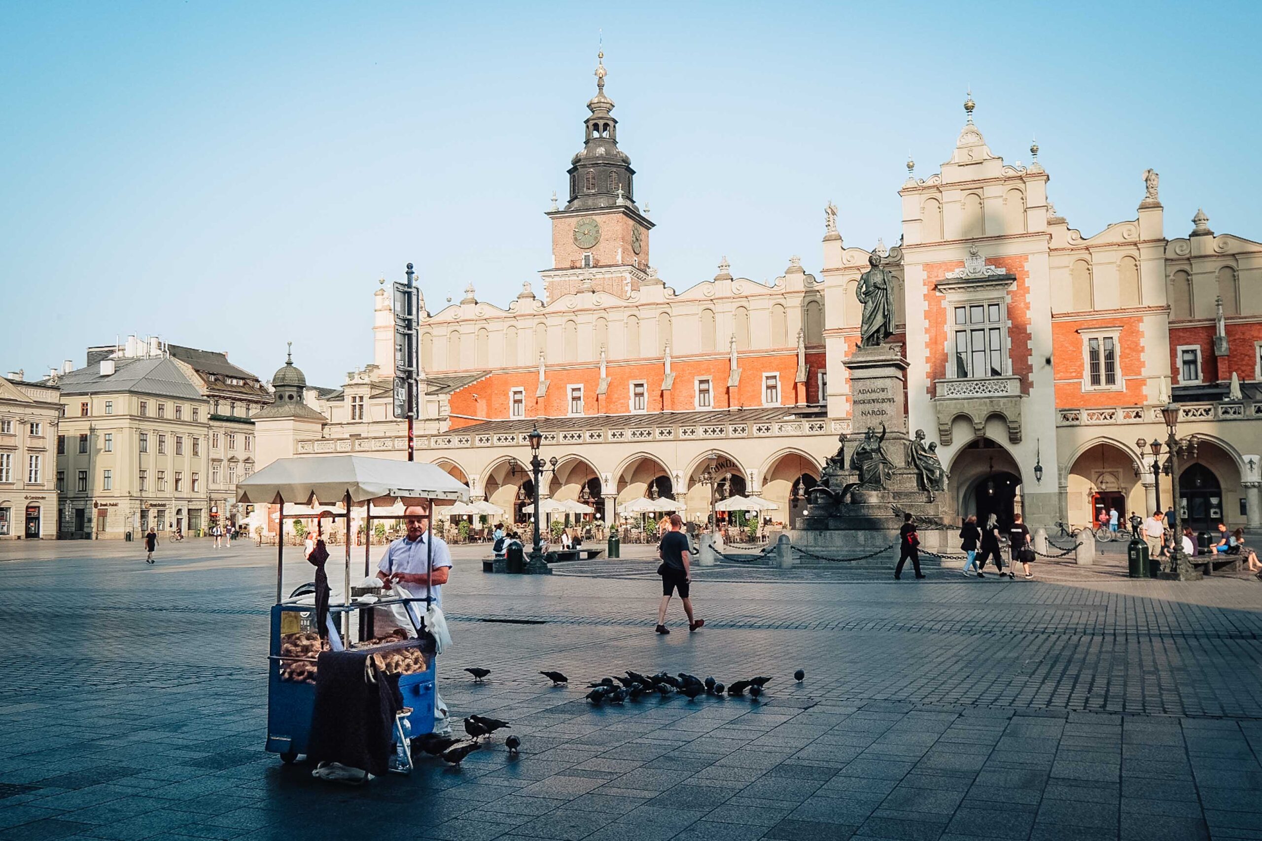 Rynek main market square in Krakow