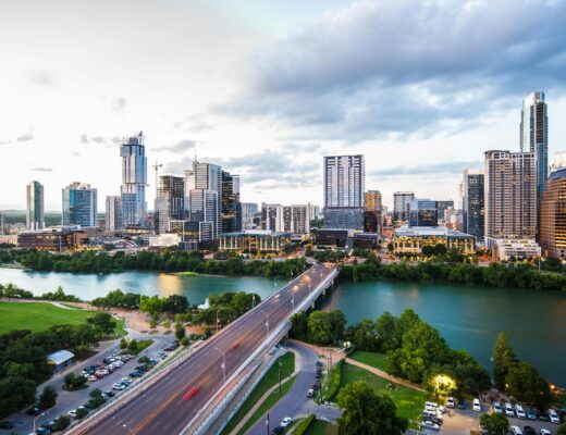 skyscrapers in Houston city Texas