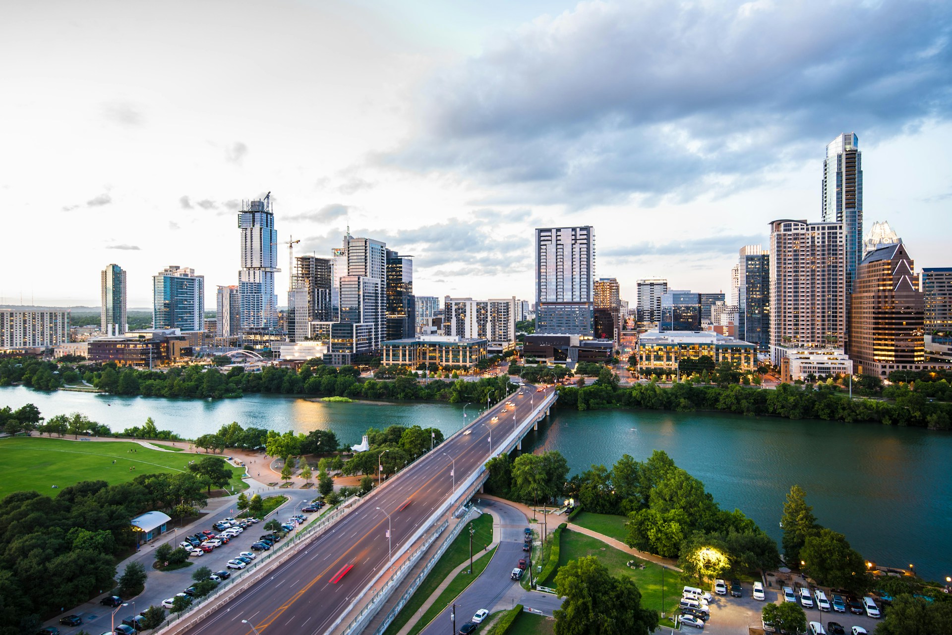 skyscrapers in Houston city Texas