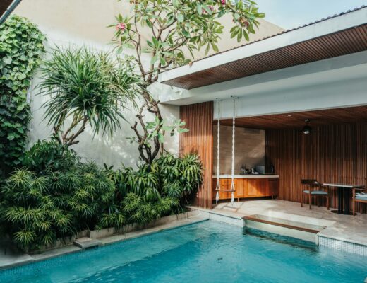A villa with swimming pool in Bali Indonesia