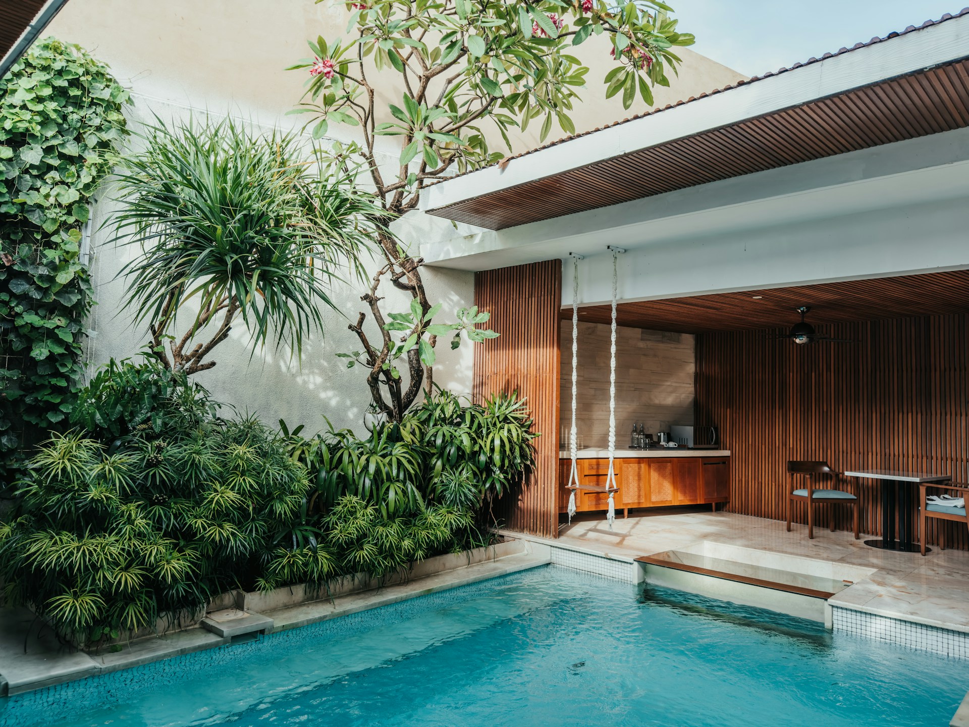 A villa with swimming pool in Bali Indonesia A villa with swimming pool in Bali Indonesia